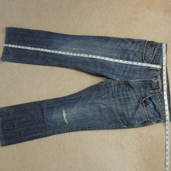 Banana Republic Men's Boot Fit Denim‎ Dark Wash Jeans Size W31 L32 - Picture 7 of 10